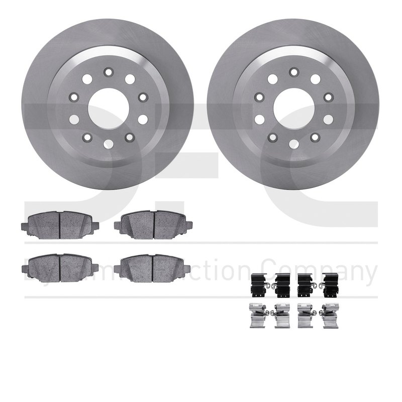 Dynamite Friction 6412-42136 Disc Brake Kit - Rear