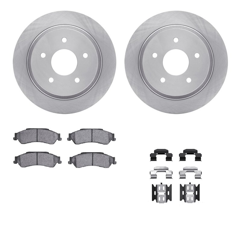 Dynamite Friction 6412-48061 Disc Brake Kit - Rear