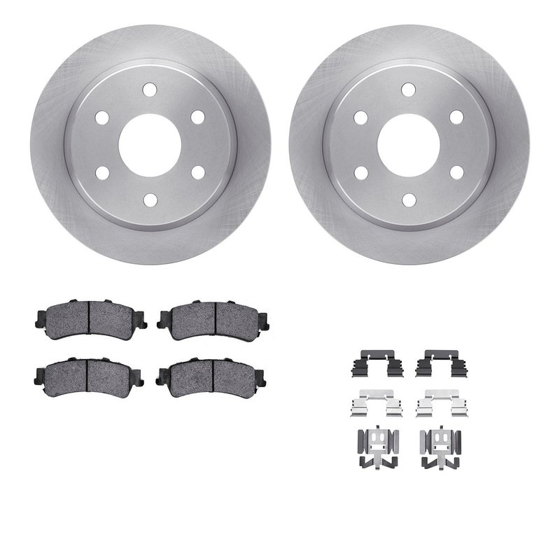 Dynamite Friction 6412-48068 Disc Brake Kit - Rear