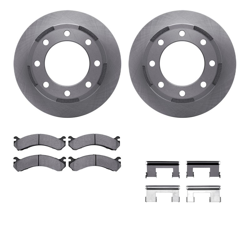 Dynamite Friction 6412-48088 Disc Brake Kit - Rear
