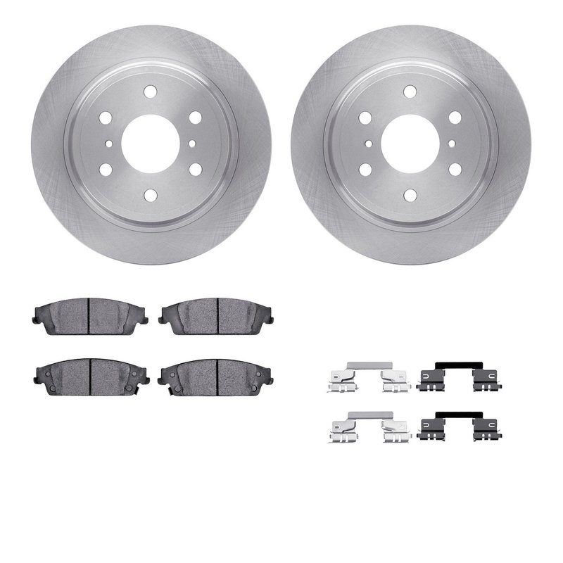 Dynamic Friction 6412-48116 Disc Brake Kit - Rear