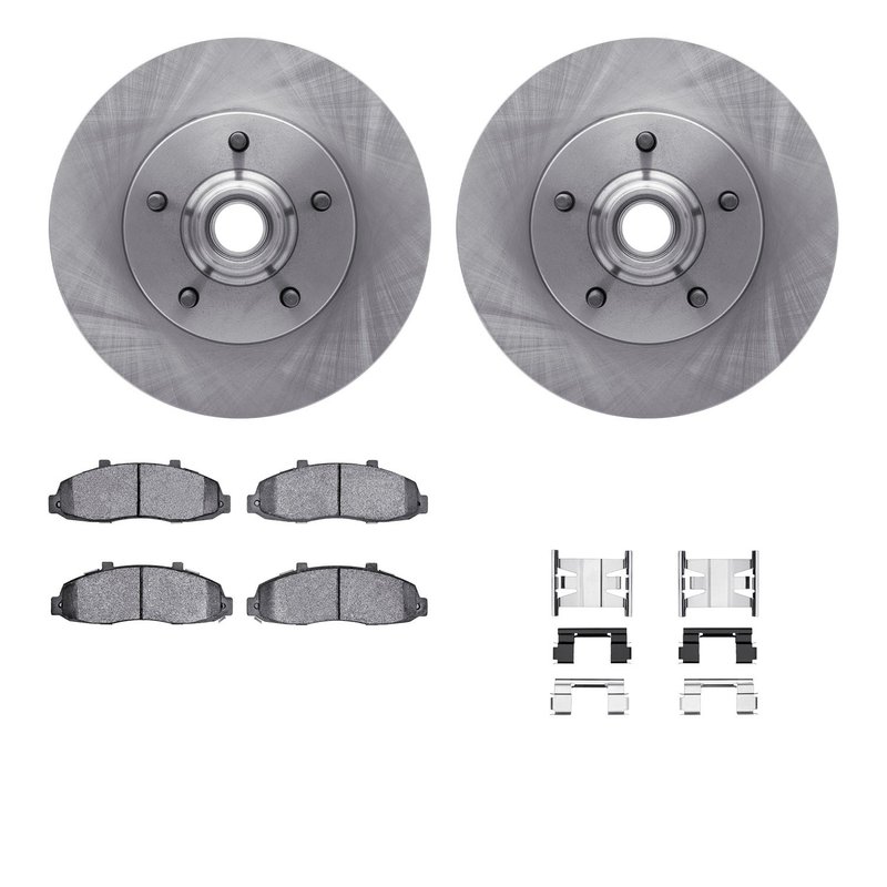Dynamite Friction 6412-54098 Disc Brake Kit - Front