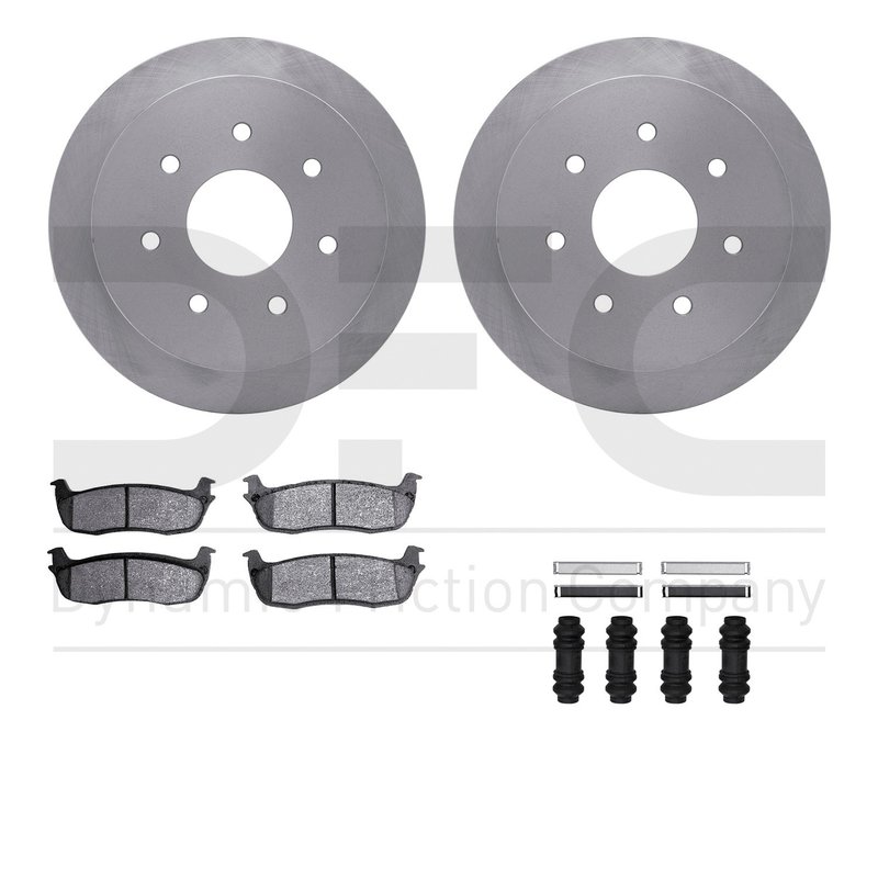Dynamite Friction 6412-54107 Disc Brake Kit - Rear