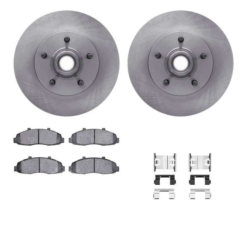 Dynamite Friction 6412-54164 Disc Brake Kit - Front