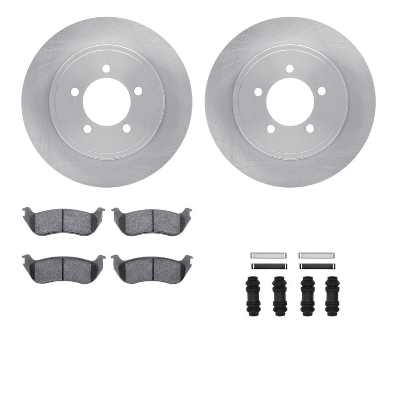 Dynamite Friction 6412-54191 Disc Brake Kit - Rear