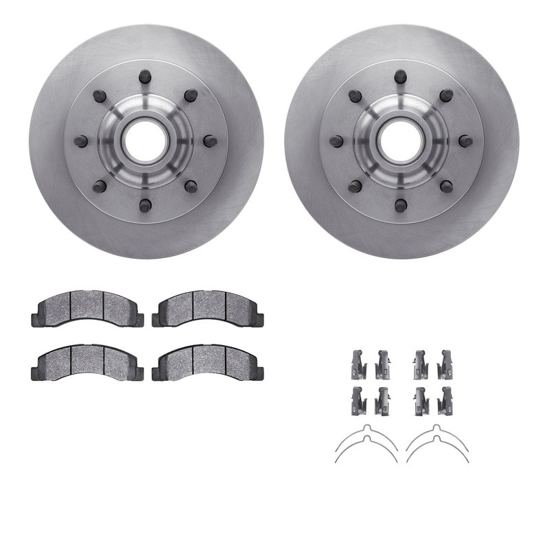 Dynamic Friction 6412-54227 Disc Brake Kit - Front