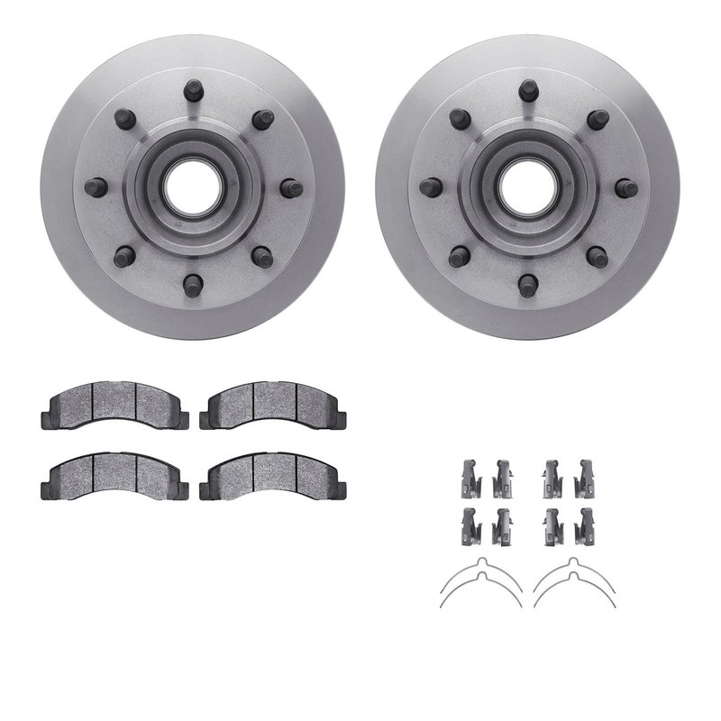 Dynamic Friction 6412-54230 Disc Brake Kit - Front