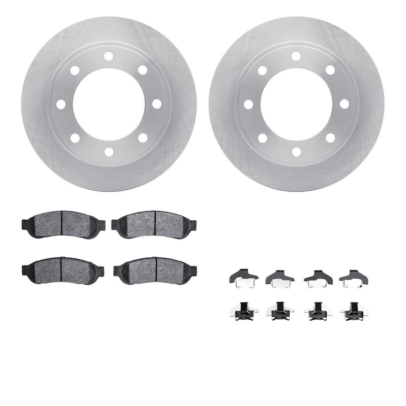 Dynamite Friction 6412-54245 Disc Brake Kit - Rear
