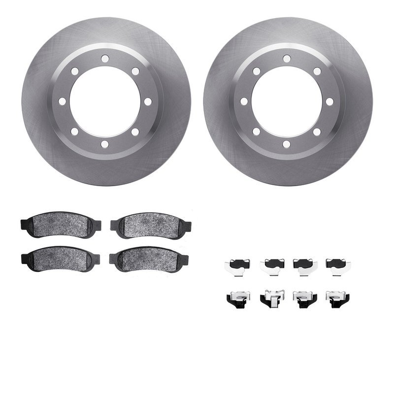Dynamite Friction 6412-54255 Disc Brake Kit - Rear
