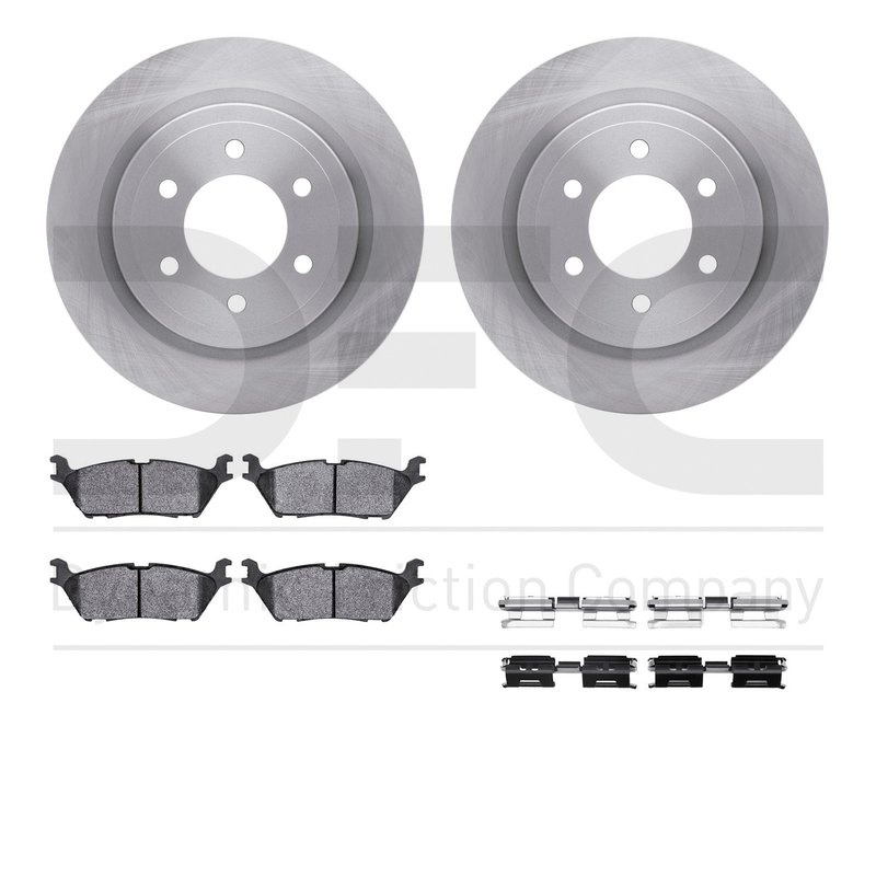 Dynamite Friction 6412-54335 Disc Brake Kit - Rear