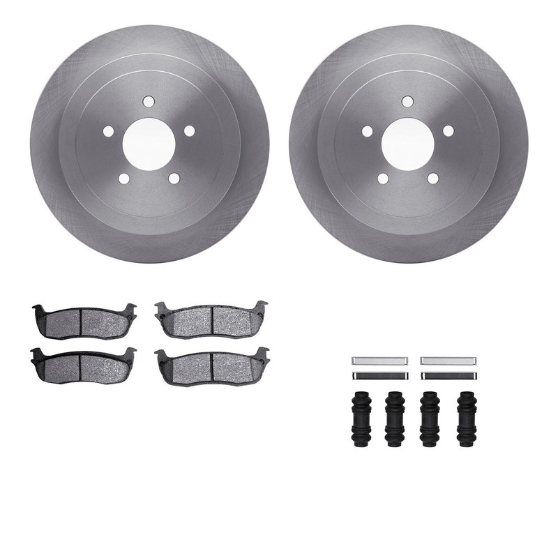 Dynamite Friction 6412-55001 Disc Brake Kit - Rear