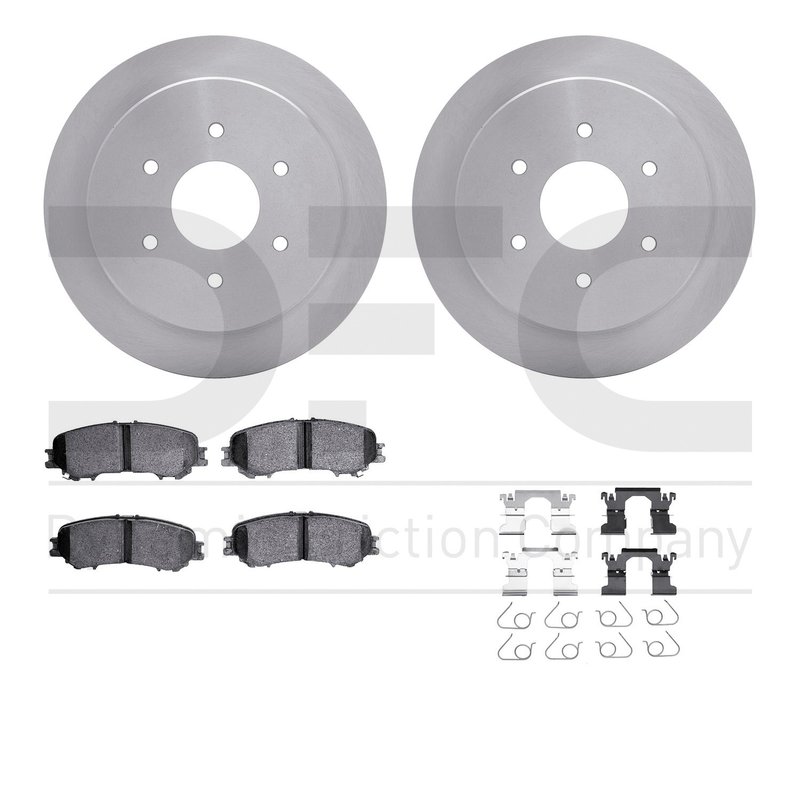 Dynamite Friction 6412-67028 Disc Brake Kit - Rear