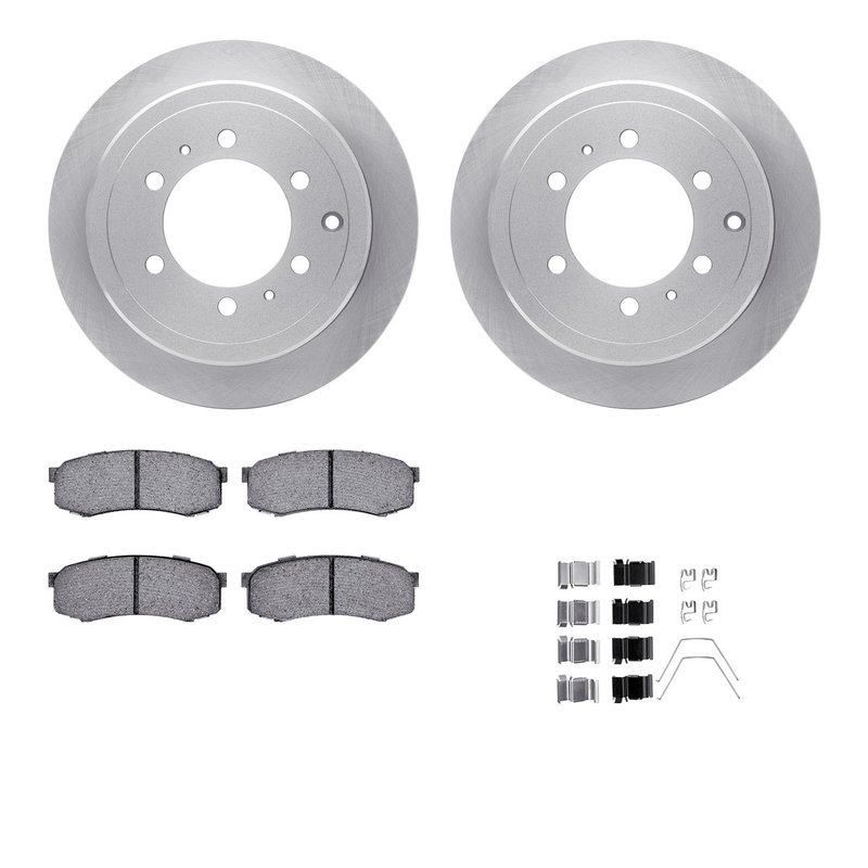 Dynamite Friction 6412-76025 Disc Brake Kit - Rear