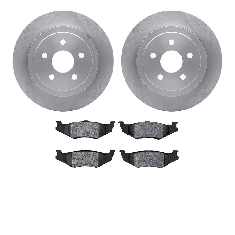 Dynamite Friction 6502-39080 Disc Brake Kit - Rear