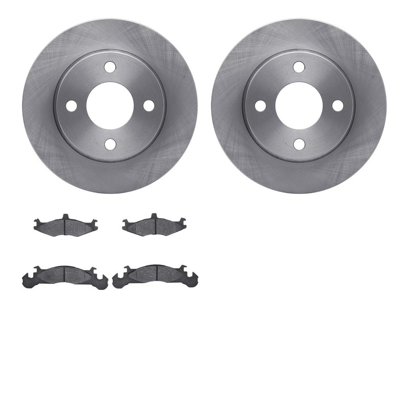 Dynamite Friction 6502-40179 Disc Brake Kit - Front