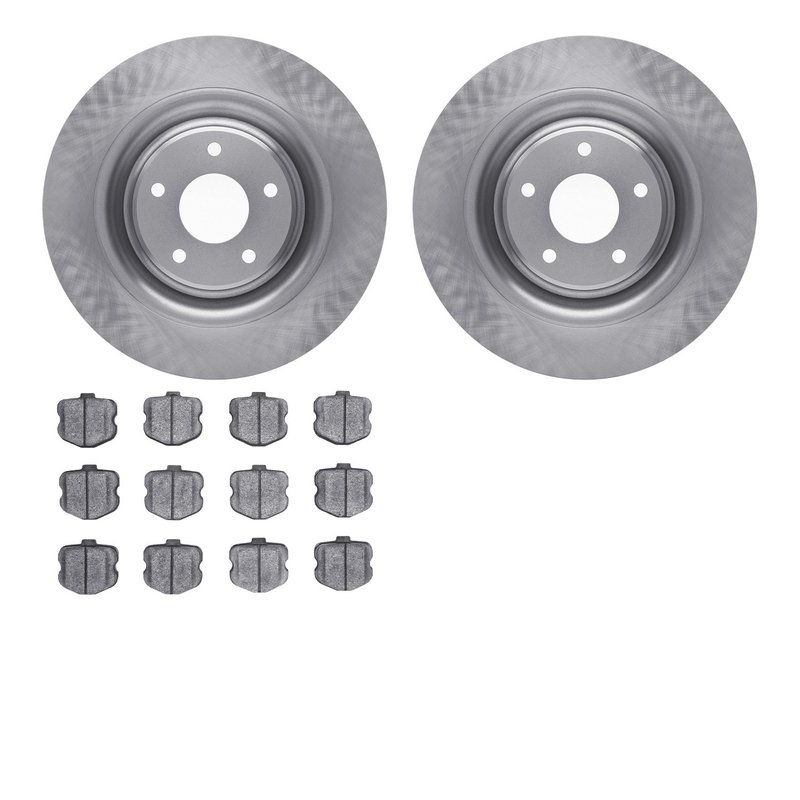 Dynamite Friction 6502-47200 Disc Brake Kit - Front