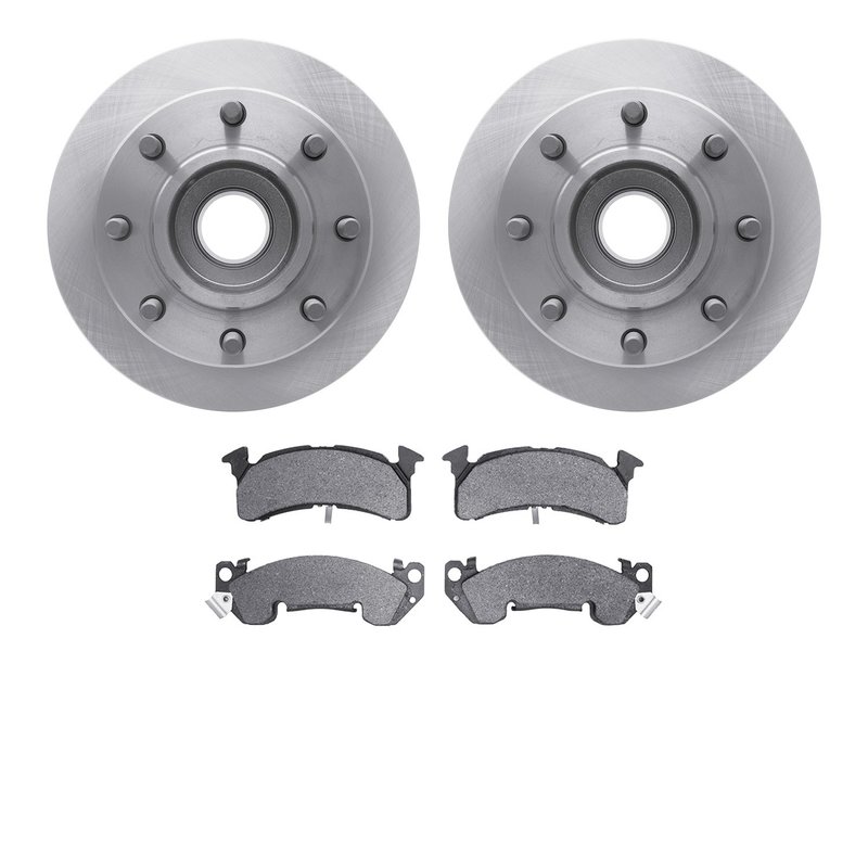Dynamite Friction 6502-48078 Disc Brake Kit - Front