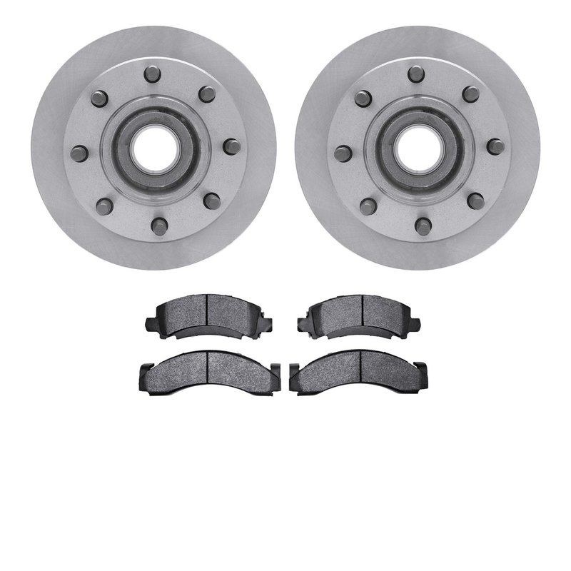 Dynamite Friction 6502-48216 Disc Brake Kit - Front