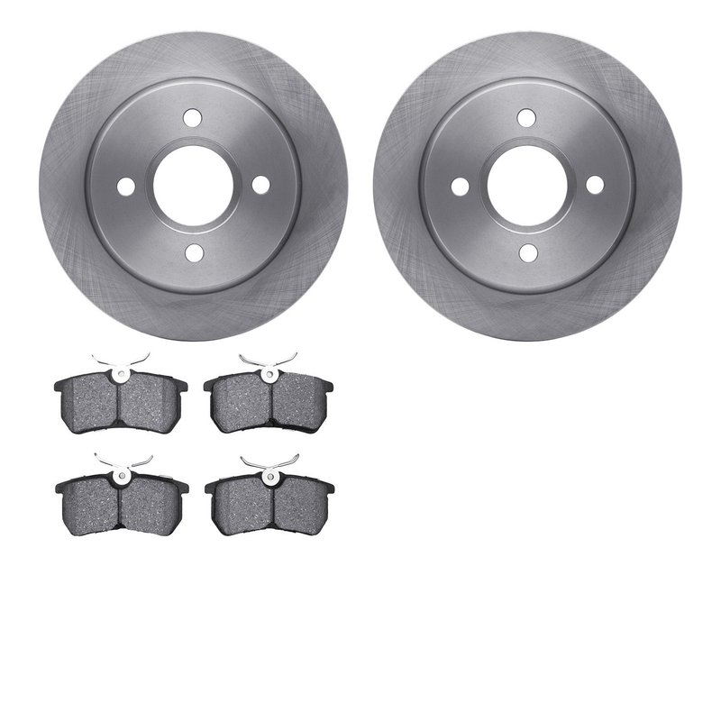 Dynamite Friction 6502-54393 Disc Brake Kit - Rear