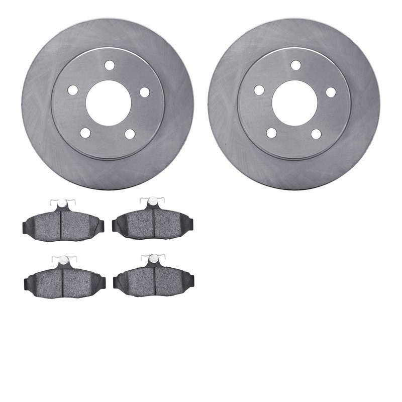 Dynamite Friction 6502-55117 Disc Brake Kit - Rear