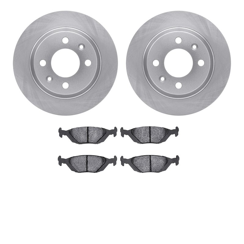 Dynamite Friction 6502-65064 Disc Brake Kit - Rear