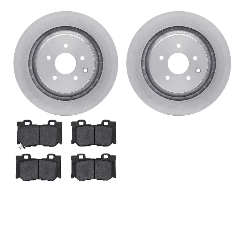 Dynamite Friction 6502-68068 Disc Brake Kit - Rear