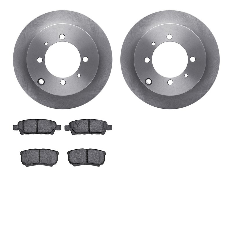 Dynamite Friction 6502-72129 Disc Brake Kit - Rear