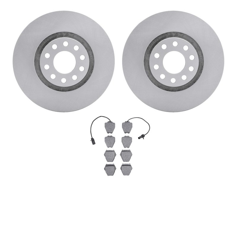 Dynamite Friction 6502-74284 Disc Brake Kit - Front