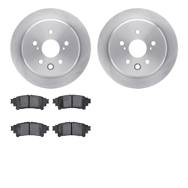 Dynamite Friction 6502-75090 Disc Brake Kit - Rear