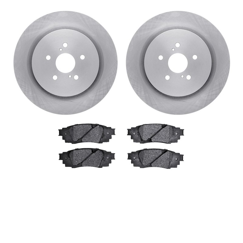Dynamite Friction 6502-75155 Disc Brake Kit - Rear