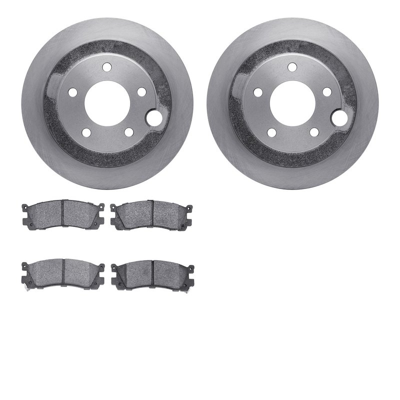 Dynamite Friction 6502-80166 Disc Brake Kit - Rear