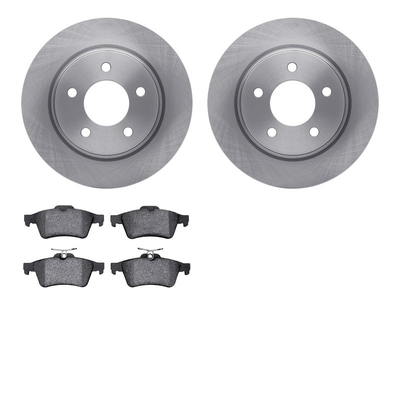 Dynamite Friction 6502-80199 Disc Brake Kit - Rear