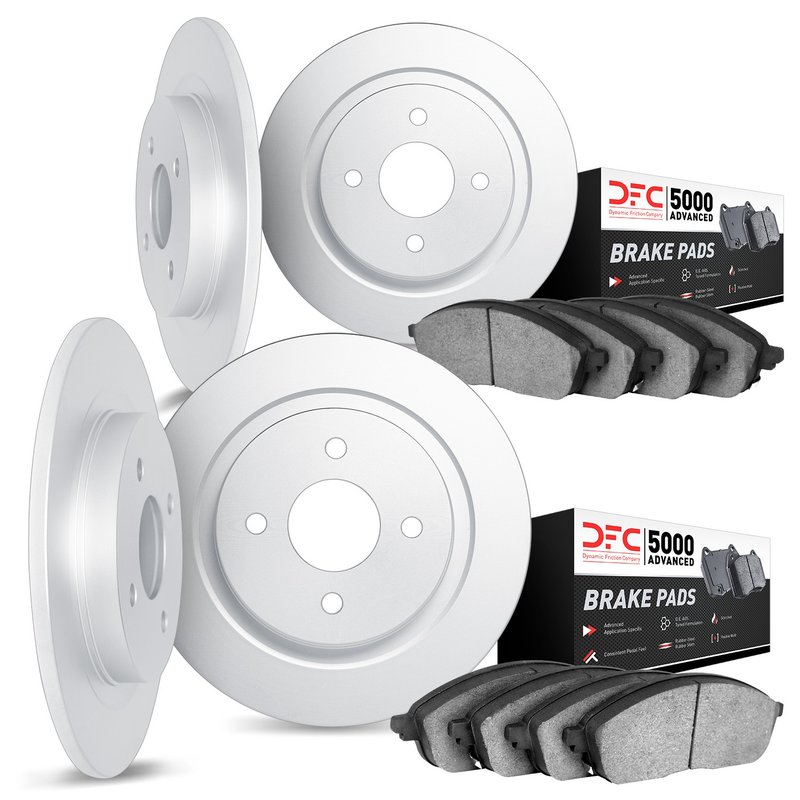 Dynamite Friction 6504-07010 Disc Brake Kit - Front and Rear