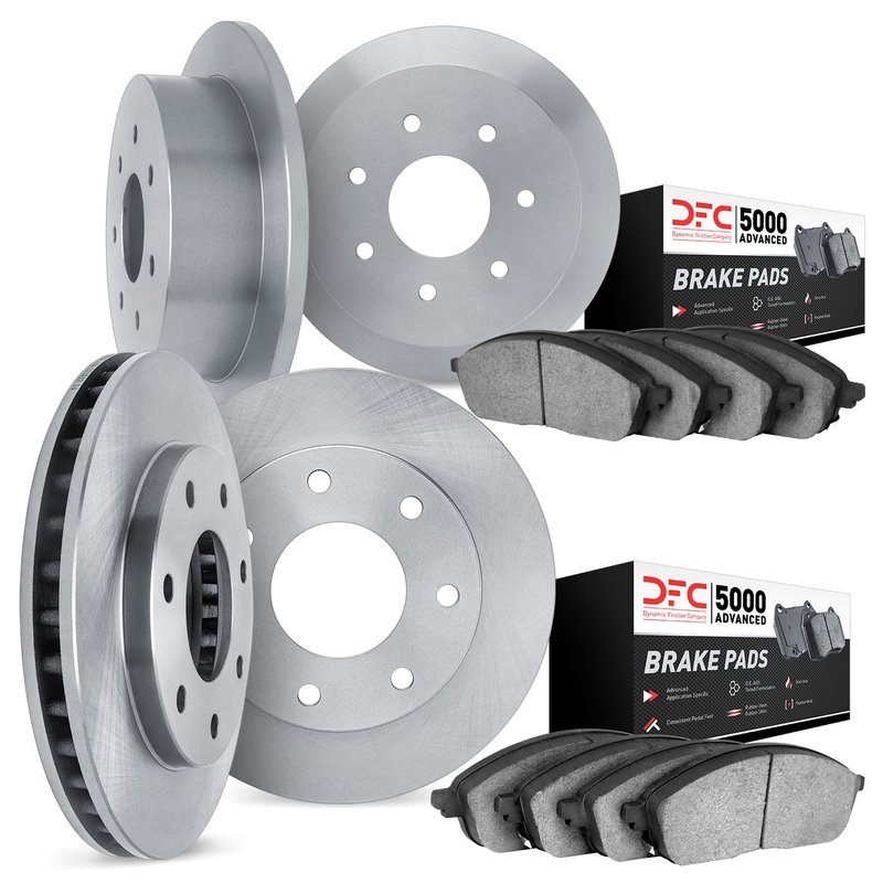 Dynamite Friction 6504-55093 Disc Brake Kit - Front and Rear