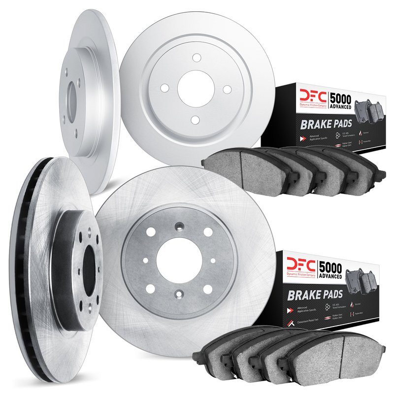 Dynamite Friction 6504-73012 Disc Brake Kit - Front and Rear