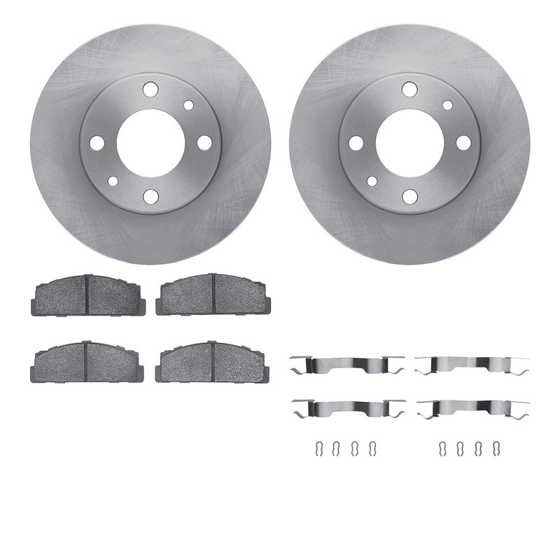 Dynamite Friction 6512-07012 Disc Brake Kit - Rear