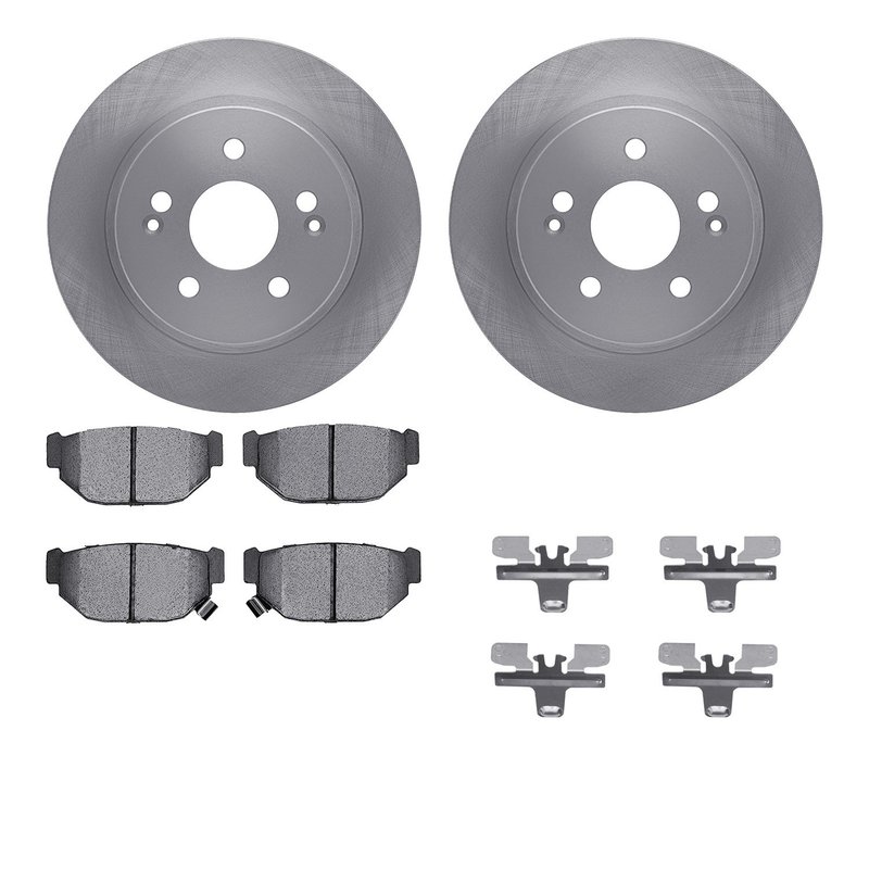 Dynamic Friction 6512-13060 Disc Brake Kit - Rear