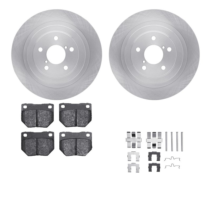 Dynamite Friction 6512-13144 Disc Brake Kit - Rear