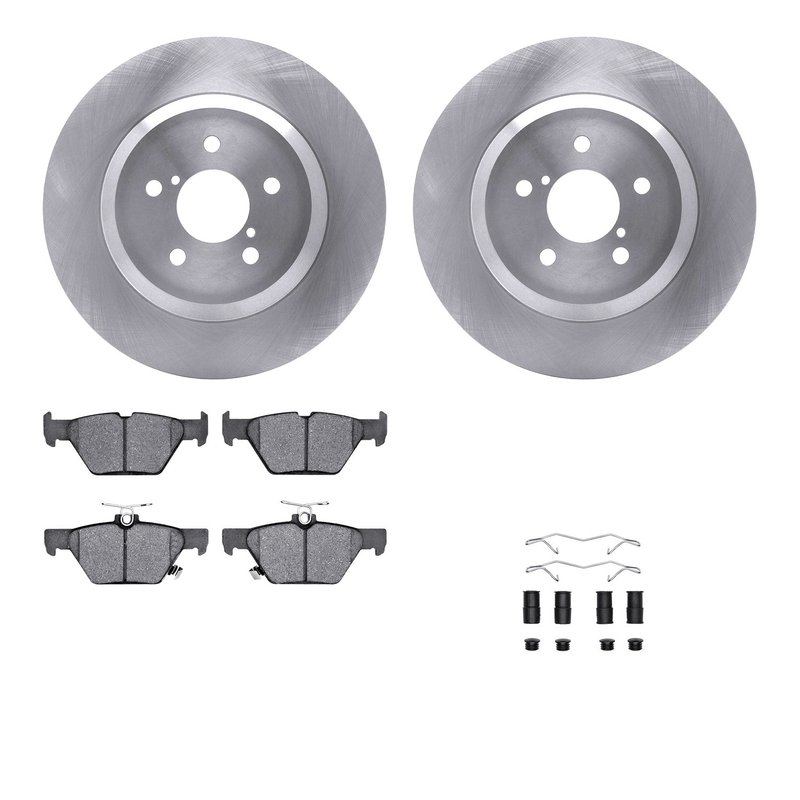 Dynamic Friction 6512-13237 Disc Brake Kit - Rear