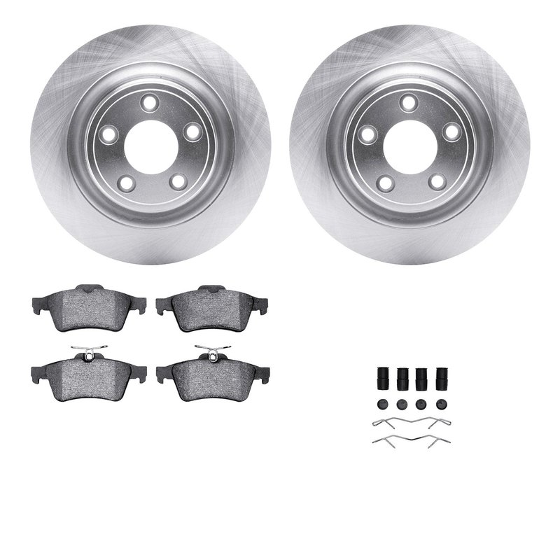 Dynamite Friction 6512-20132 Disc Brake Kit - Rear