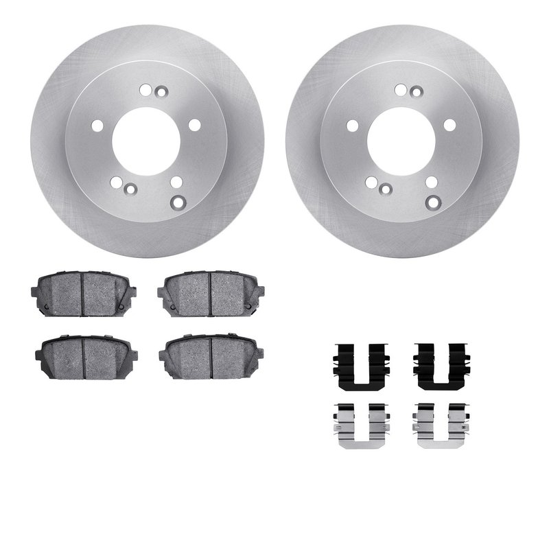 Dynamite Friction 6512-21071 Disc Brake Kit - Rear