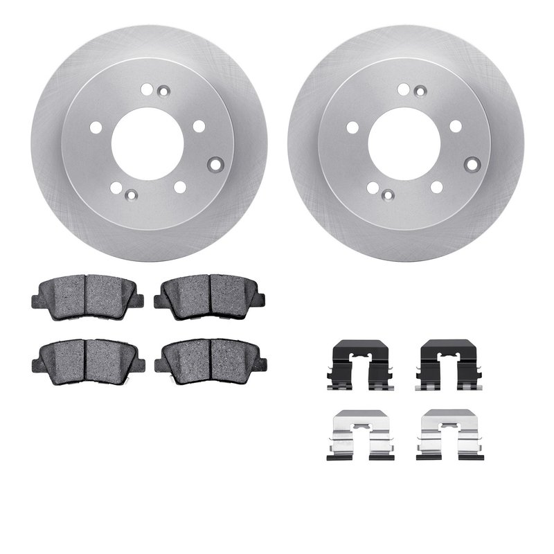 Dynamite Friction 6512-21091 Disc Brake Kit - Rear