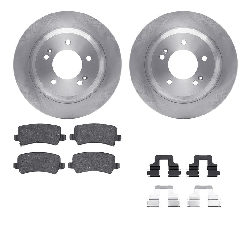 Dynamite Friction 6512-21101 Disc Brake Kit - Rear