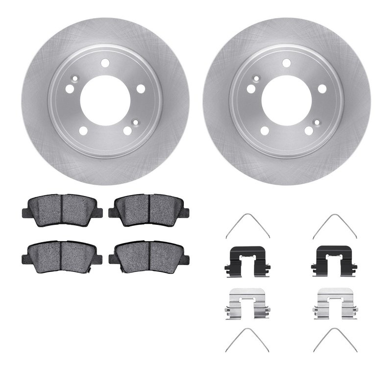 Dynamite Friction 6512-21171 Disc Brake Kit - Rear