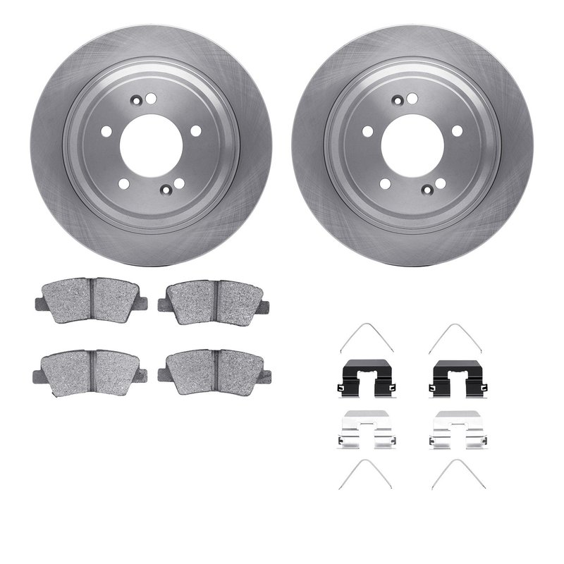 Dynamite Friction 6512-21180 Disc Brake Kit - Rear