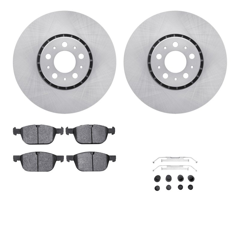 Dynamic Friction 6512-27305 Disc Brake Kit - Front