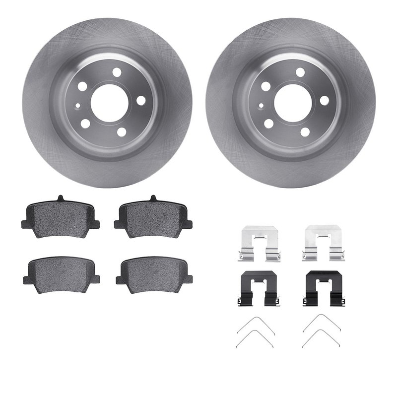 Dynamite Friction 6512-27366 Disc Brake Kit - Rear