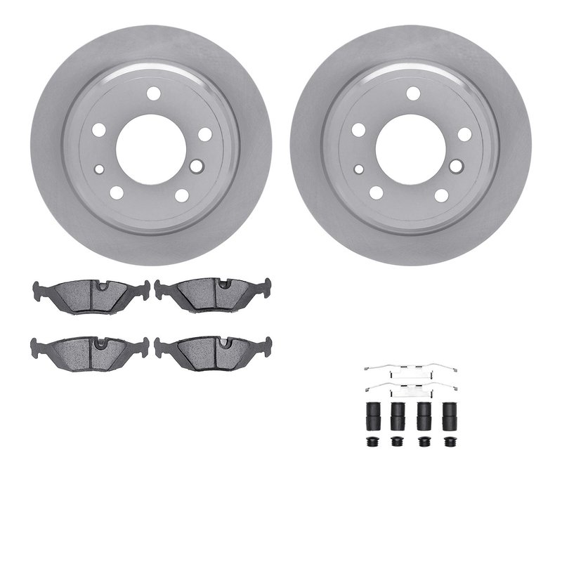 Dynamite Friction 6512-31191 Disc Brake Kit - Rear