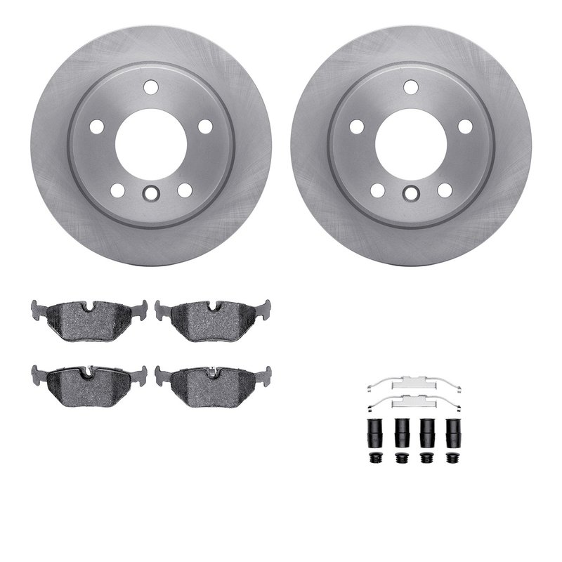 Dynamite Friction 6512-31277 Disc Brake Kit - Rear