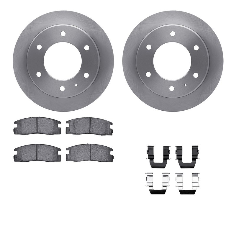 Dynamite Friction 6512-37021 Disc Brake Kit - Rear